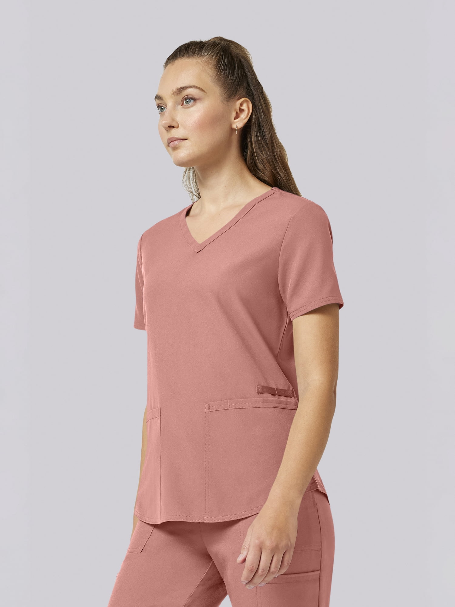 Scrubstar Core Essentials Women’s V-Neck Scrub Top, Sizes XS–3XL