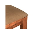 thumbnail image 5 of Taran Designs Harper Upholstered Solid Wood Dining Chairs (Set of 2) in Brown, 5 of 7