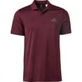 thumbnail image 3 of Adidas MAROON/BLACK Men's Designed to Move 3-Stripes Polo Shirt, US 2X-Large, 3 of 4