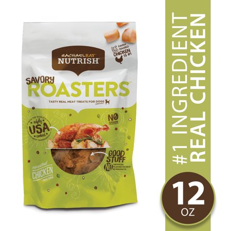 Rachael Ray Nutrish Savory Roasters Grain Free Dog Treats, Roasted Chicken Recipe, 12