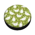 thumbnail image 3 of Bingfone Lovely Chickens Spare Tire Cover Weatherproof Universal Wheel Protectors For Rv Camper Travel Trailer Suv Truck 15 Inch, 3 of 9