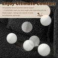 thumbnail image 6 of 78" Convertible Folding Sofa Bed, Queen Sleeper Sofa with Pillow, Modern Teddy Fabric Floor & Futon Loveseat Couch, Foam Folding Mattress Sleeper for Living Room, Guest Use, Office,Apartment, 6 of 18