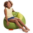 thumbnail image 4 of Posh Creations Cute Soft Bean Bag Chair for Kids, Furry, 2.5ft, Large, Animal - Dinosaur T-Rex, 4 of 4