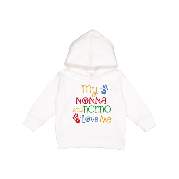 Inktastic My Nonna and Nonno Love Me Grandchild Toddler Hoodie