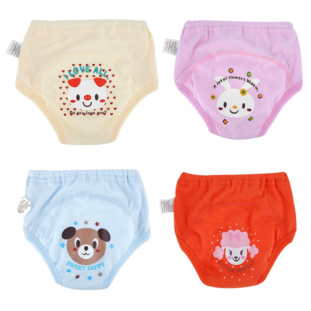 MGAXYFF Toddler Boys Reusable Training Pants, Multicolor, 4pc