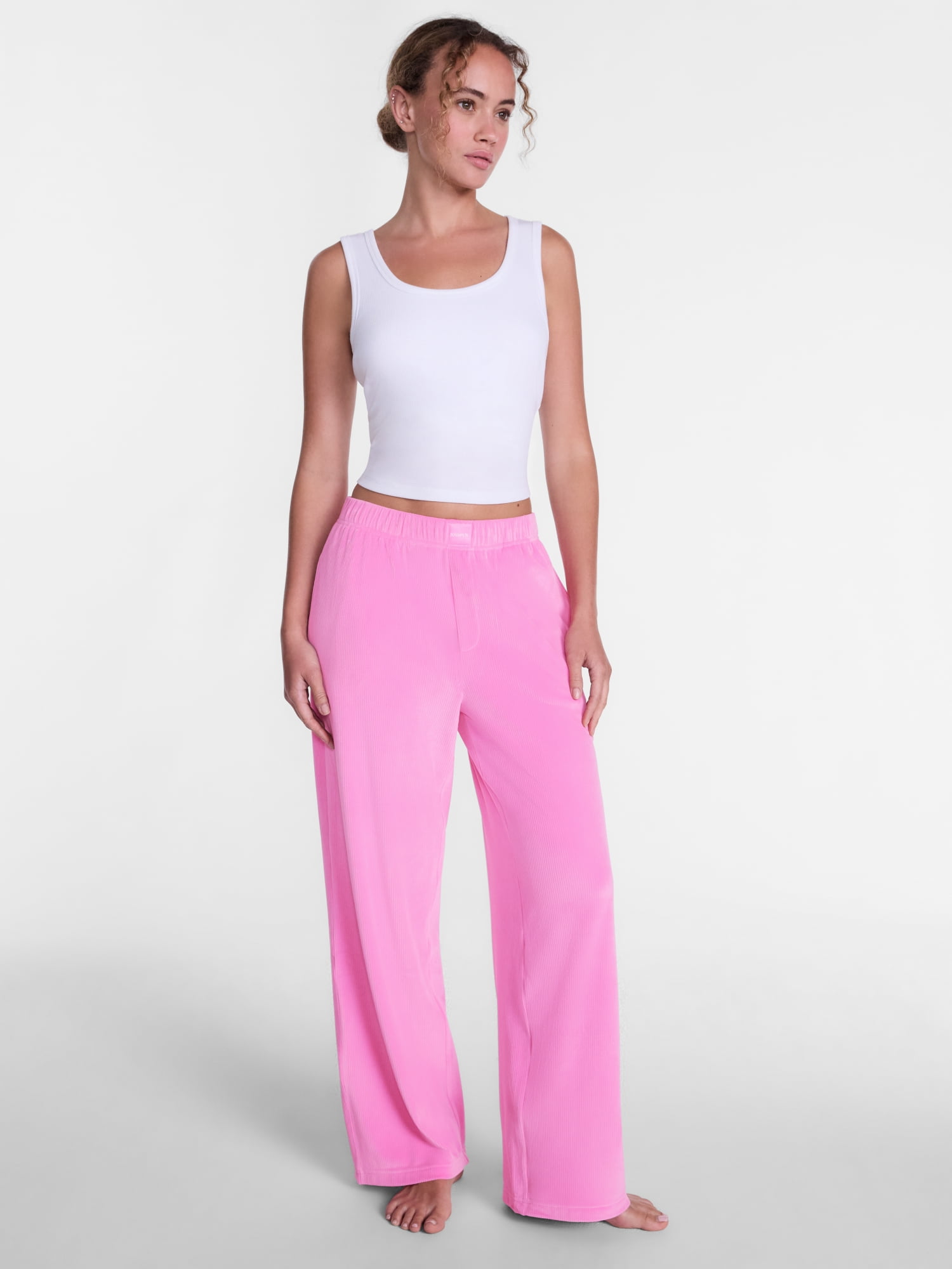 Joyspun Women's Velour Sleep Pants, Sizes XS-3X