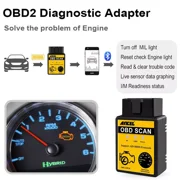 Ancel ELM327 V1.5 OBD2 Auto Bluetooth Diagnostic Scanner Tool Car for Android