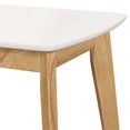 thumbnail image 5 of Walker Edison Table d'Appoint Rétro Moderne en Naturel et Blanc (Lot de 2), 5 of 5