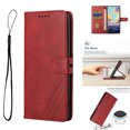 thumbnail image 1 of Compatible for Samsung Galaxy S23 Ultra Wallet Case with Card Slots Holder Magnetic Flip Cover, Luxury PU Leather Soft Silicone Shockproof Kickstand Folio Case for Samsung Galaxy S23 Ultra,Red, 1 of 7
