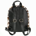 thumbnail image 4 of Jessica Simpson Mini Plush Backpack for Women for Going Out, Work, Commuting & Traveling in Chic Cheetah, 4 of 8