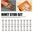 thumbnail image 3 of 100 Stainless Steel Rivet Fasteners Large Blind Rivets for Leather Crafts Pop Rivets for Metal Practical Combination with Screws, 3 of 7