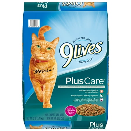 UPC: 0079100521968 | 9Lives Plus Care Cat Food  12-Pound