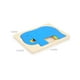 thumbnail image 4 of 1 unid divertido 3D Elefante Juega Juguete Early Learning Puzzles Safe Puzzle de madera Juguete, 4 of 4