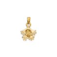 thumbnail image 3 of 14K Gold 3-D Textured Mini Frog Facing Down Charm, 3 of 4