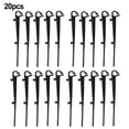 thumbnail image 1 of MYG Keep your gutters clean with Universal Gutter Brush Clips - 20pk Black, 1 of 9