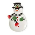 thumbnail image 2 of Christmas Tree - Black and White Figural Collection Snowman Dish, 2 of 3