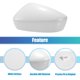 thumbnail image 4 of Ofertas únicas Cubierta del espejo retrovisor delantero izquierdo Embellecedor Carcasa del espejo retrovisor para Mazda 3 Axela M3 2017-2019 ABS blanco 1 pieza, 4 of 7