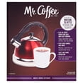 thumbnail image 4 of Mr. Coffee Claredale 1.7 Qt Whistling Stainless Steel Tea Kettle in Red, 4 of 8