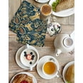 thumbnail image 4 of Boho Green Floral Kitchen Dish Towels for Drying Dishes Set of 3, Farmhouse Botanical Vintage Paisley Flower Waffle Weave Microfiber Hand Tea Bathroom Towels Quick Dry & Absorbent Towel 15.7x23.6, 4 of 7