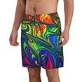 thumbnail image 2 of Fotbe Pride Rainbow Trajes de Baño Estampados para Hombre, Shorts de Verano de Secado Rápido, Ropa de Playa, Bañadores-Large, 2 of 6