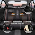 thumbnail image 5 of AOMSAZTO Full Set Seat Cover Fit for Jeep Renegade 2015-2025 | Faux Leather Seat Covers Waterproof Car Seat Covers Protector | Compatible with Airbag & Easy to Install (5 Seats, Red Line), 5 of 7