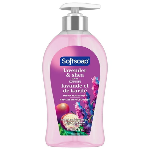 Savon liquide pour les mains hydratant intense Softsoap Lavender & Shea Butter, 332 mL Savon liquide pour les mains