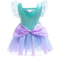 thumbnail image 2 of Baby Girls Mermaid Bathing Suit One Piece Swimsuit Beach Dress, 2 of 6