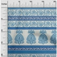 thumbnail image 2 of oneOone Silk Tabby Medium Blue Fabric Asian Block Fabric For Sewing Printed Craft Fabric By The Yard 42 Inch Wide, 2 of 4