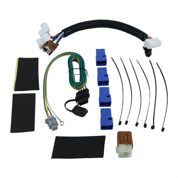 4 Way Flat Trailer Wiring Harness Kit For Nissan Pathfinder 13-20 Infiniti QX60