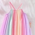thumbnail image 7 of UngA Girl's 2 Piece Boho Outfits Pleated Spaghetti Strap Camisoles and Elastic Waist Wide Leg Pants 6-7 Years,Multicolour, 7 of 7