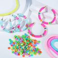 thumbnail image 5 of 500pcs/Box 6mm Flat Round Polymer Clay Chip Disk Beads Slice Loose Spacer Beads For Jewelry Making DIY Earring Necklace Bracelet, 5 of 5
