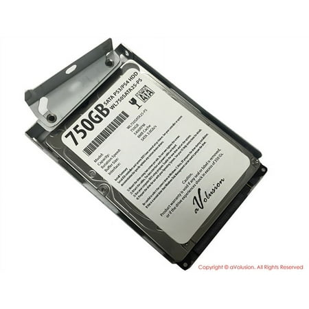 Avolusion 750GB 2.5" SATA (PS3) Playstation3 Hard Drive (PS3 Super Slim CECH-400x Series) + HDD Mounting Bracket - 2 Years Warranty