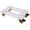 Silver + Aluminium Alloy, variant on Furniture Dolly Trolley Cart 18x12 Inch Aluminum Frame with 3 Inch TPU Swivel Casters and Brake for Moving, Tool Organizer