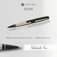 thumbnail image 2 of Cross Edge™ Matte Hazelnut Lacquer Gel Rollerball Pen, 2 of 8