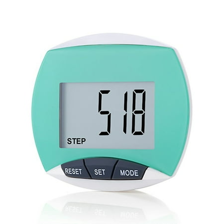 Walking Calorie Counter Sawpy Fitness Digital Pedometer Waterproof Portable Digital Pedometer Step Movement Calories Counter for Running Walking Outddor Sports ()