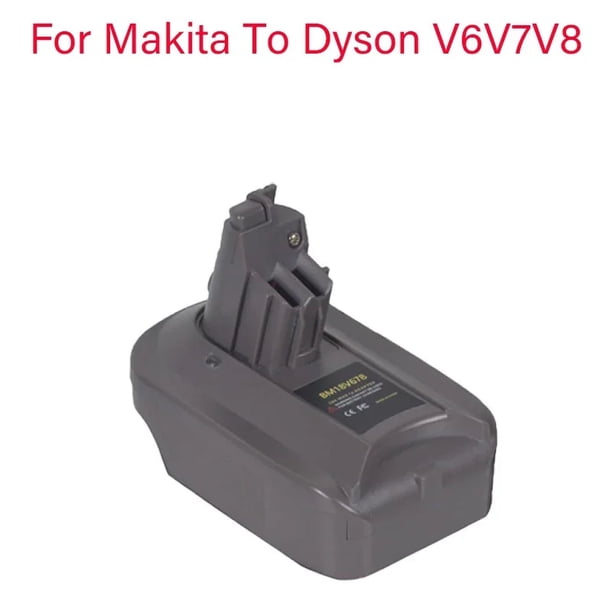 Adecuado para Batería Makita/Bosch/Dewalt/Milwaukee DM18V678 BMV678 Adaptador de Batería Convertidor para Adaptador de Batería Dyson V6 V7 V8
