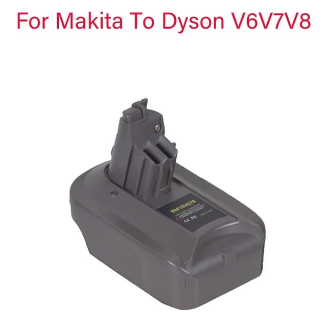 Adecuado para Batería Makita/Bosch/Dewalt/Milwaukee DM18V678 BMV678 Adaptador de Batería Convertidor para Adaptador de Batería Dyson V6 V7 V8