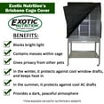 thumbnail image 5 of Brisbane Cage (Black) - Large Spacious Durable Metal Cage - for Sugar Gliders, Chinchillas, Squirrels, Ferrets & Other Small Pets…, 5 of 7