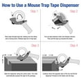 thumbnail image 2 of Tape Logic Mouse Trap Carton Sealing Tape Dispenser 2" Red/Black 1/Each TDEC2, 2 of 3