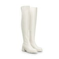 thumbnail image 5 of Dream Pairs Women's Over The Knee Platform Boots Chunky Heel Fashion Style, 5 of 7