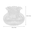 thumbnail image 4 of icolorfuled Lantern Glass Replacement Windproof Religious Use 2Set 3.5x3.5in, 4 of 6