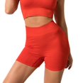 thumbnail image 5 of Gibobby Shorts Yoga Cintura Slim Yoga Leggings Medias Pantalones casuales Running Mujer Fitness Elástico Pantalones de yoga de alta(Rojo, S), 5 of 5