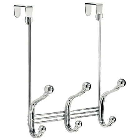 

Interdesign York Lyra 3 Hook Over The Door Rack Great For Storing Coats Hats