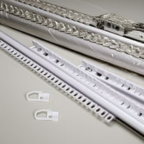 HOMEMAXS 50pcs Plastic Curtain Track Glider Roller Silent Sliding Curtain Hooks Replacement Bath Curtain Hooks Shower Curtains Rail Hooks