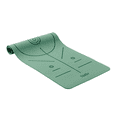 thumbnail image 1 of Nativ Tapete de Yoga 6 mm con Guías de Alineación, Yoga Mat Ecológico Hecho 100% de TPE Antideslizante(183 x 61 cm) Nativ Mat de yoga, 1 of 4