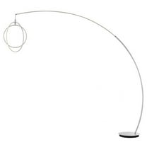 Lite Source Ls-83733 Monita 2 Light 81" Tall Led Arc Floor Lamp - Silver