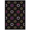 thumbnail image 2 of Stacked Deck 7'8" x 10'9" Area Rug In Color Black, 2 of 3