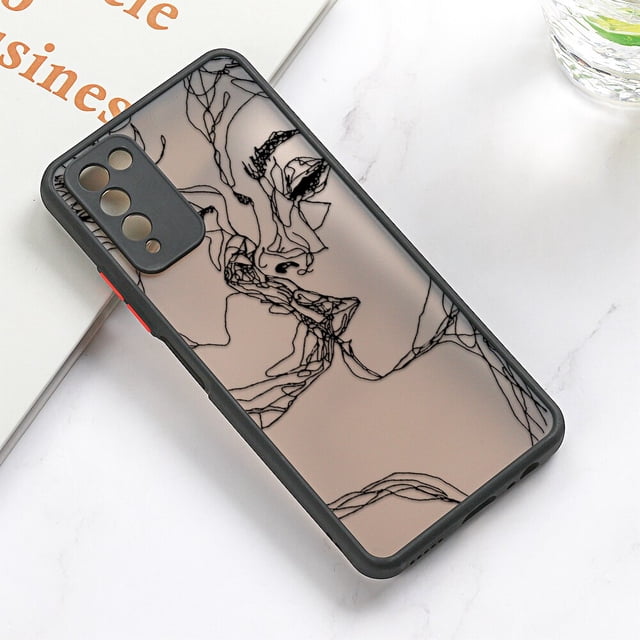 Funda mate para Huawei P40 Lite P20 Pro Nova 5T Honor 50 70 8x 9A 9X 10X Lite 50 SE P Smart 2021 Y9 Prime 2019 Fivean unisex
