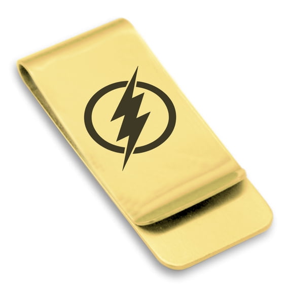 Stainless Steel Flash Classic Slim Money Clip Credit Card Holder