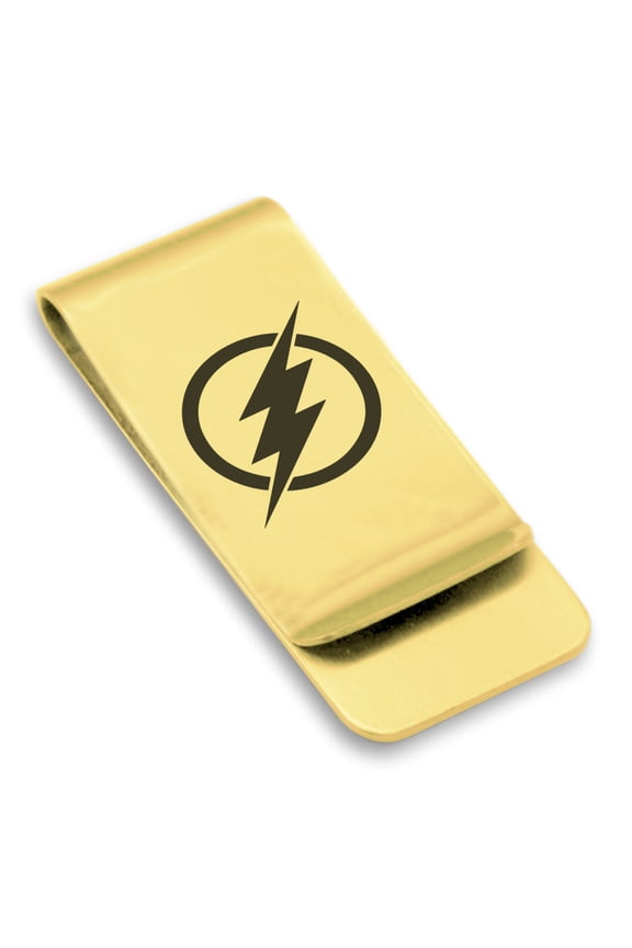 Stainless Steel Flash Classic Slim Money Clip Credit Card Holder